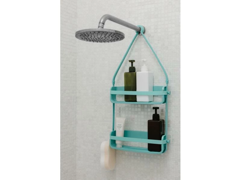 Umbra Duschmittelhalter Flex Hellblau 5 Umbra Duschmittelhalter Flex Hellblau – Bild 5