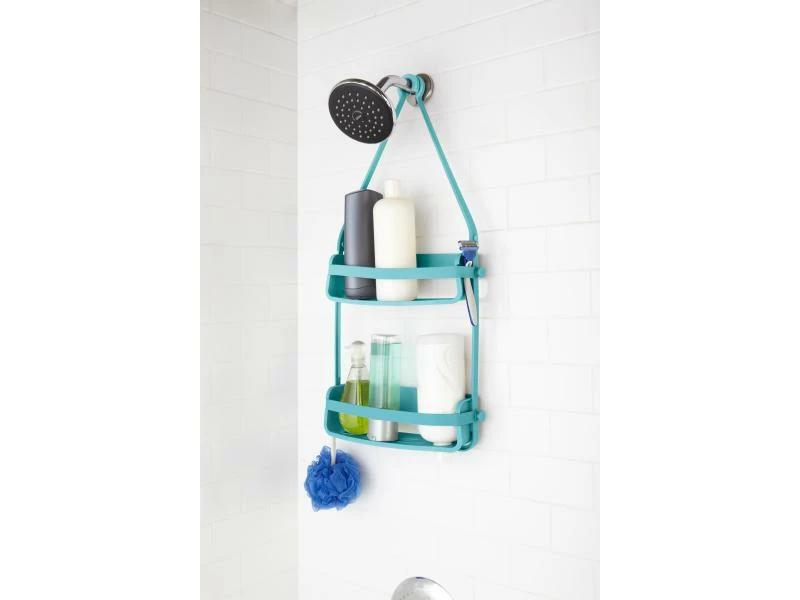 Umbra Duschmittelhalter Flex Hellblau 7 Umbra Duschmittelhalter Flex Hellblau – Bild 7