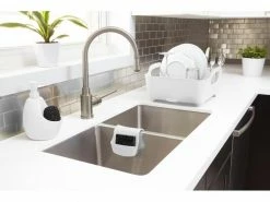 Umbra Seifenspender Joey mit Behälter für Schwamm, Weiss -Angebote Bad & Sanitär Store 143349609 xxl