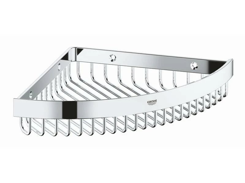 GROHE Duschmittelhalter Selection Cube Silber 1 GROHE Duschmittelhalter Selection Cube Silber