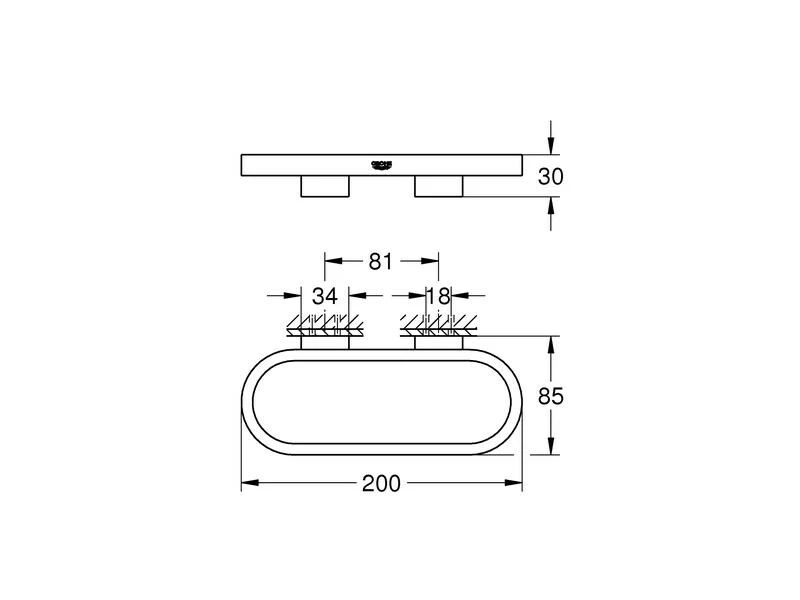 GROHE Handtuchhalter Selection 2 GROHE Handtuchhalter Selection – Bild 2