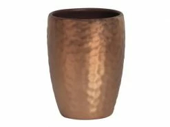 Spirella Zahnputzbecher Darwin Hammered Kupfer, Steinzeug