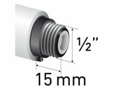 Diaqua Küchenbrause New Look 1/2" Weiss -Angebote Bad & Sanitär Store 189559574 xxl