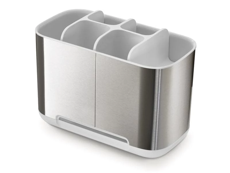 Joseph Joseph Zahnputzbecher Easy Store Silber 1 Joseph Joseph Zahnputzbecher Easy Store Silber