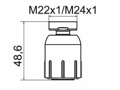 NEOPERL Strahlregler VARIOlino M22 x 1, M24 x 1, mit Kugelgelenk -Angebote Bad & Sanitär Store 191792407 xxl