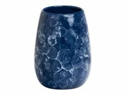 Zeller Present Zahnputzbecher Blue Marble Blau
