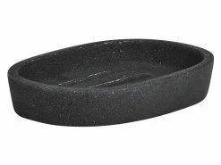 Zeller Present Seifenschale Dark Stone Schwarz