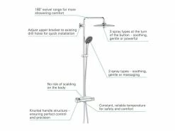 GROHE Duschsystem Vitalio EcoJoy 260 14 GROHE Duschsystem Vitalio EcoJoy 260 -Angebote Bad & Sanitär Store 194314990 xxl