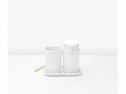 Brabantia Seifenspender-Set mit Zahnputzbecher und Schale Weiss 12 Brabantia Seifenspender-Set mit Zahnputzbecher und Schale Weiss -Angebote Bad & Sanitär Store 194655675 xxl