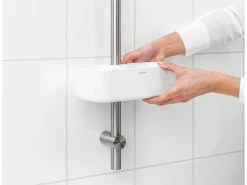 Brabantia Duschmittelhalter 13.3 x 24.4 cm, Weiss -Angebote Bad & Sanitär Store 194660800 xxl 1