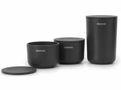Brabantia Aufbewahrungsdose im 3er Set, Schwarz -Angebote Bad & Sanitär Store 194663595 xxl 1