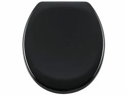 Diaqua Toilettensitz BARBANA Absenkautomatik, Schwarz