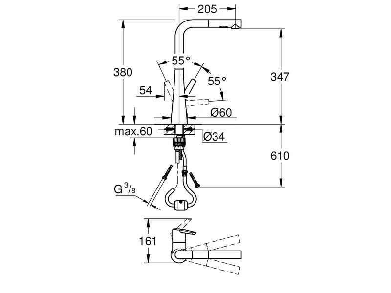 GROHE Küchenarmatur Zedra 1/2" 6 GROHE Küchenarmatur Zedra 1/2" – Bild 6