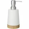 Wenko Seifenspender Bamboo 330 ml, Weiss