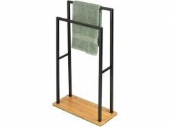 Wenko Handtuchhalter Bambusa Schwarz -Angebote Bad & Sanitär Store 202670799 xxl 1