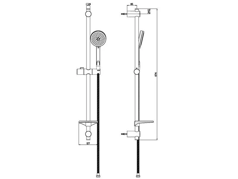 Nikles Duschbrausen-Set Fresh 105 Duo 2 Nikles Duschbrausen-Set Fresh 105 Duo – Bild 2