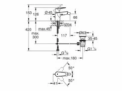 GROHE Bidetbatterie Start Edge 1/2" -Angebote Bad & Sanitär Store 206848318 xxl