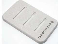 Moonstone Seifenschale aus Diatomit Weiss