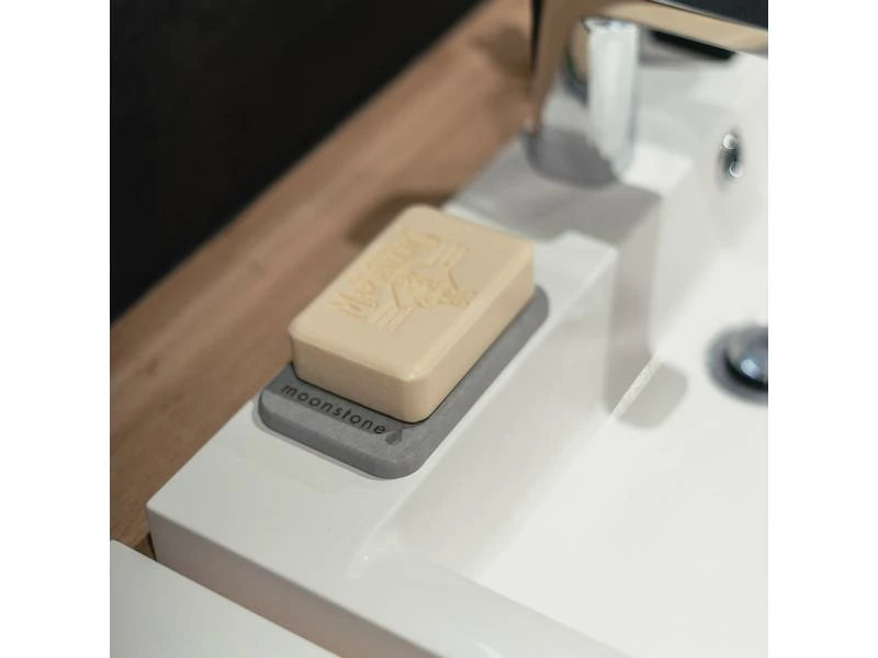 Moonstone Seifenschale aus Diatomit Hellgrau 4 Moonstone Seifenschale aus Diatomit Hellgrau – Bild 4