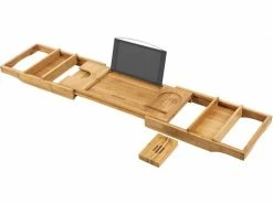 Songmics Bad-Utensilienhalter ausziehbar Braun -Angebote Bad & Sanitär Store 210018486 xxl 1