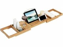 Songmics Bad-Utensilienhalter ausziehbar Braun -Angebote Bad & Sanitär Store 210018507 xxl 1