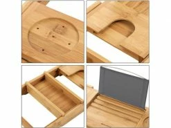 Songmics Bad-Utensilienhalter ausziehbar Braun -Angebote Bad & Sanitär Store 210018519 xxl 1