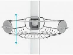 Simplehuman Duschmittelhalter Spann-Duschcaddy 152.4 - 243.8 cm, Silber 9 Simplehuman Duschmittelhalter Spann-Duschcaddy 152.4 - 243.8 cm, Silber -Angebote Bad & Sanitär Store 210938258 xxl