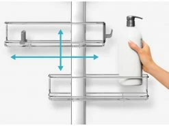 Simplehuman Duschmittelhalter Shower Caddy 70 - 100 cm, Silber -Angebote Bad & Sanitär Store 210938379 xxl