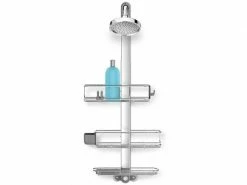Simplehuman Duschmittelhalter Shower Caddy 70 - 100 cm, Silber