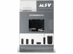 MSV Badezimmer-Set Hannah 6-teilig, Schwarz 21 MSV Badezimmer-Set Hannah 6-teilig, Schwarz -Angebote Bad & Sanitär Store 211312709 xxl 1