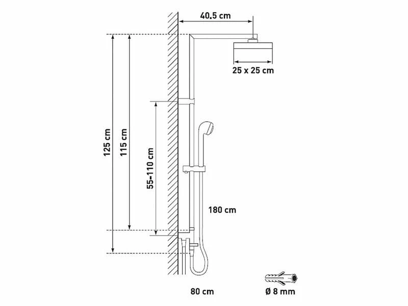 Diaqua Duschsystem Metis Turn 3 Diaqua Duschsystem Metis Turn – Bild 3