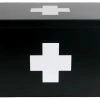 Present time Erste Hilfe Schrank gross 31.5 x 21 cm, Schwarz matt