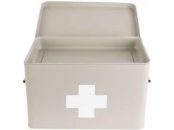 Present time Erste Hilfe Schrank gross 31.5 x 21 cm, Grau matt -Angebote Bad & Sanitär Store 212147353 xxl