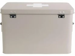 Present time Erste Hilfe Schrank gross 31.5 x 21 cm, Grau matt -Angebote Bad & Sanitär Store 212147355 xxl