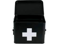 Present time Erste Hilfe Schrank klein 21.5 x 16 cm, Schwarz matt -Angebote Bad & Sanitär Store 212147477 xxl