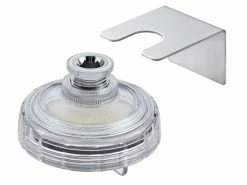 DrinkPure Trinkwasserfilter mit Wandhalter Transparent, M22 / M24