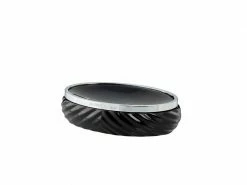 Lene Bjerre Seifenschale Milda Schwarz/Silber