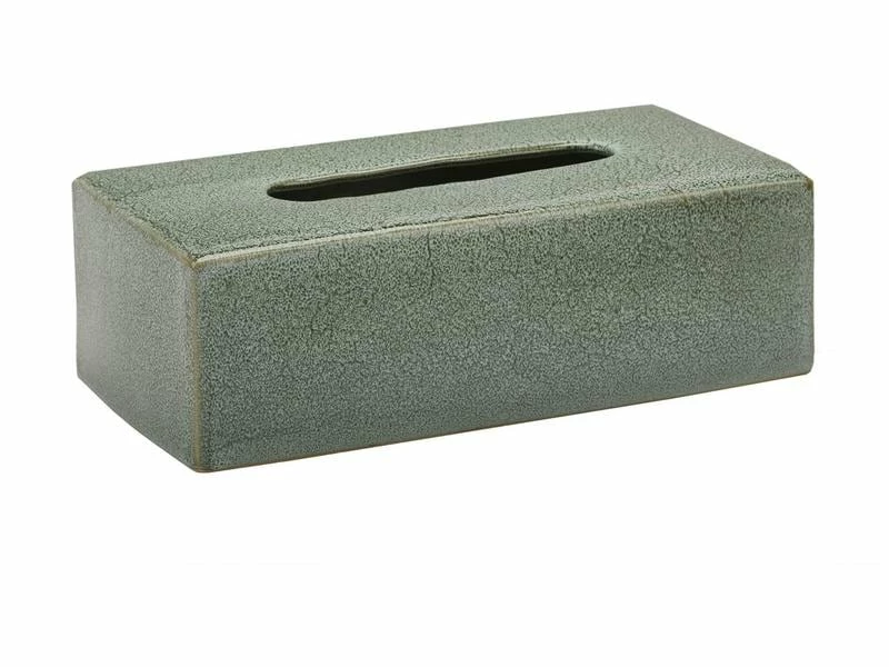 Aquanova Kosmetiktuchbox Ugo Grün, Steingut 1 Aquanova Kosmetiktuchbox Ugo Grün, Steingut