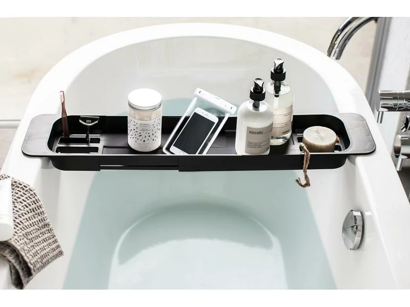 Yamazaki Bad-Utensilienhalter Tower Schwarz, Kunststoff 7 Yamazaki Bad-Utensilienhalter Tower Schwarz, Kunststoff – Bild 7