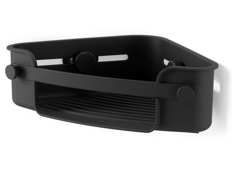 Umbra Duschmittelhalter Flex Ecke Schwarz 1 Umbra Duschmittelhalter Flex Ecke Schwarz