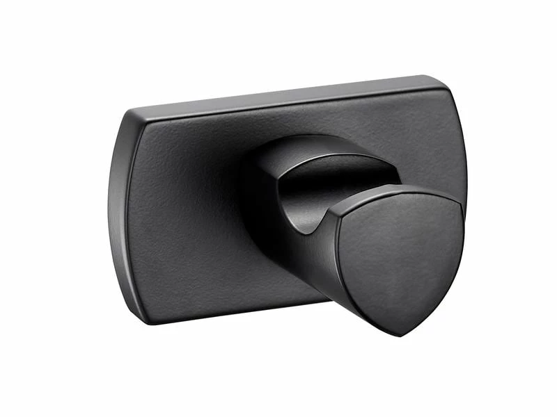 BIASCA Haken schwarz matt 1 BIASCA Haken schwarz matt