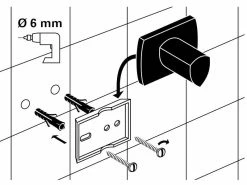 BIASCA Wandseifenspender 10.7 x 7.2 x 16.5 cm 300 ml, Weiss, Silber -Angebote Bad & Sanitär Store 222879275 xxl 13