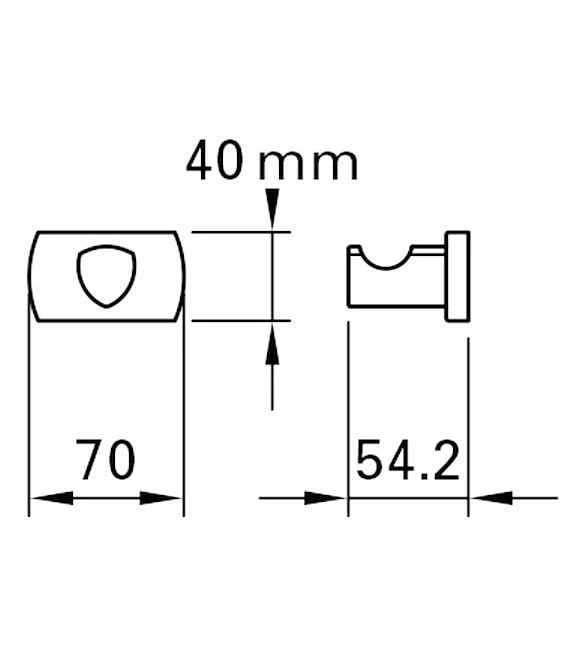 BIASCA Haken schwarz matt 2 BIASCA Haken schwarz matt – Bild 2