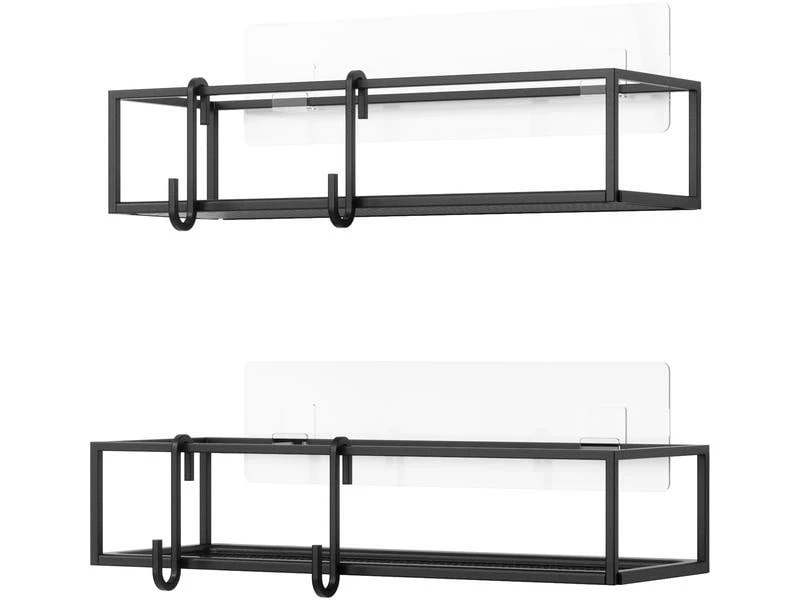 Umbra Duschmittelhalter Cubiko 2er Set, Schwarz, Stahl 1 Umbra Duschmittelhalter Cubiko 2er Set, Schwarz, Stahl