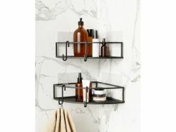 Umbra Eckduschablage Cubiko 2er Set, Schwarz, Stahl -Angebote Bad & Sanitär Store 222976743 xxl 1