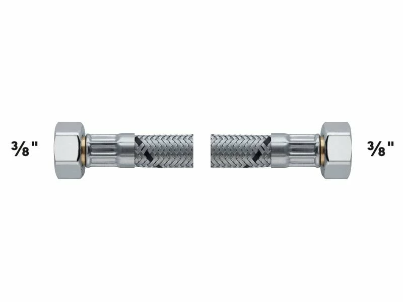 Flexo Anschlussschlauch DN8 IG x IG 3/8" x 3/8" DN8 / 100 cm 1 Flexo Anschlussschlauch DN8 IG x IG 3/8" x 3/8" DN8 / 100 cm