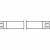 Flexo Anschlussschlauch DN8 IG x IG 3/8" x 1/2" / 20 cm