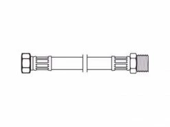 Flexo DN 8 IG x AG 3/8" x 3/8" / 50 cm