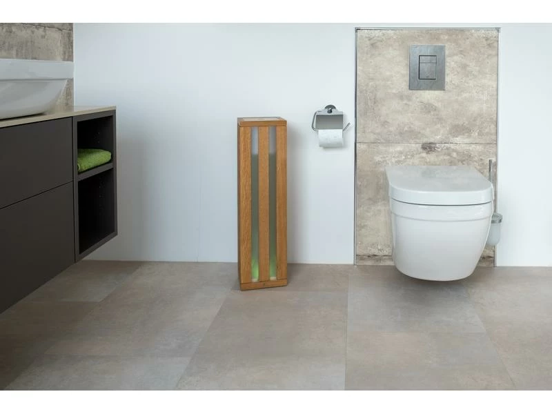 MrSpoon LooTube WC-Papierrollenspender LED Eiche 8 MrSpoon LooTube WC-Papierrollenspender LED Eiche – Bild 8