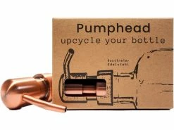 Pumphead Seifenpumpe für Glasgetränkeflaschen Kupfer